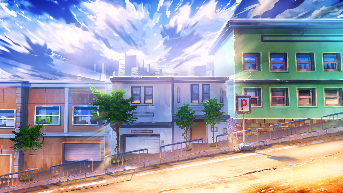 This is a pixiv picture whose title is 斜辺上の点P.