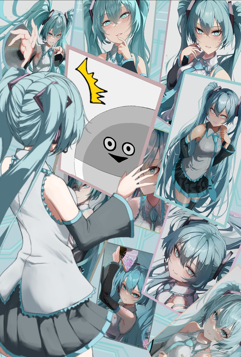 This is a pixiv picture whose title is 初音ミクネットワークに未知の生物を確認.