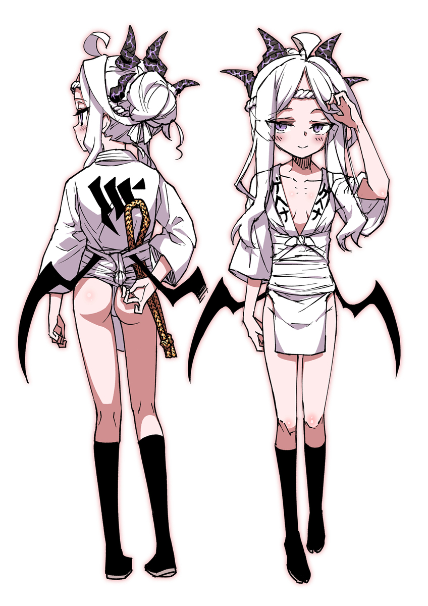 This is a pixiv picture whose title is 締め込みヒナ(ヘイロー非表示).