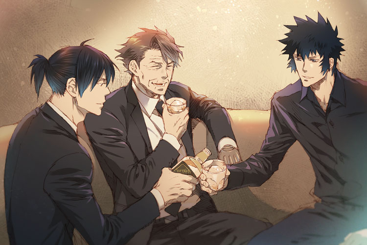This is a pixiv picture whose title is おたおめカンパーイ.