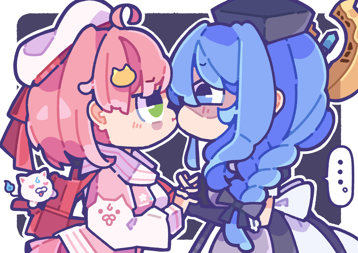 This is a pixiv picture whose title is ビジネスキス.