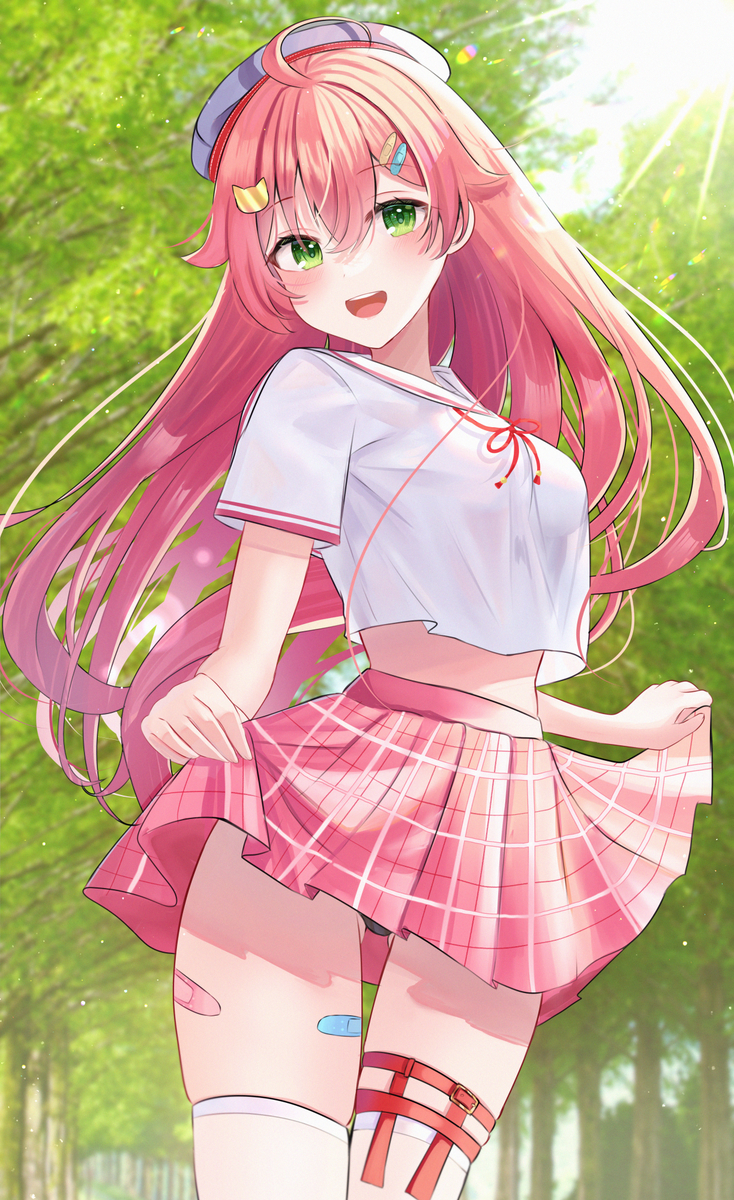 This is a pixiv picture whose title is さくらみこ.