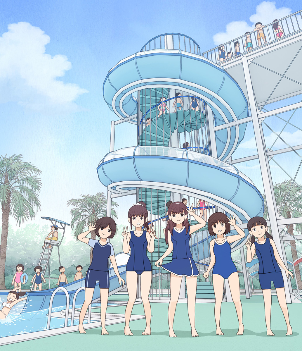 This is a pixiv picture whose title is スクール水着撮影会.