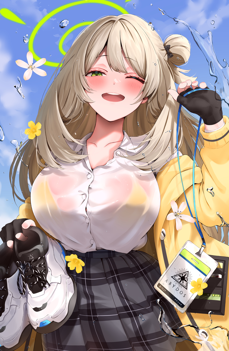 This is a pixiv picture whose title is そぉれ！水かけちゃうぞノノミー☆.