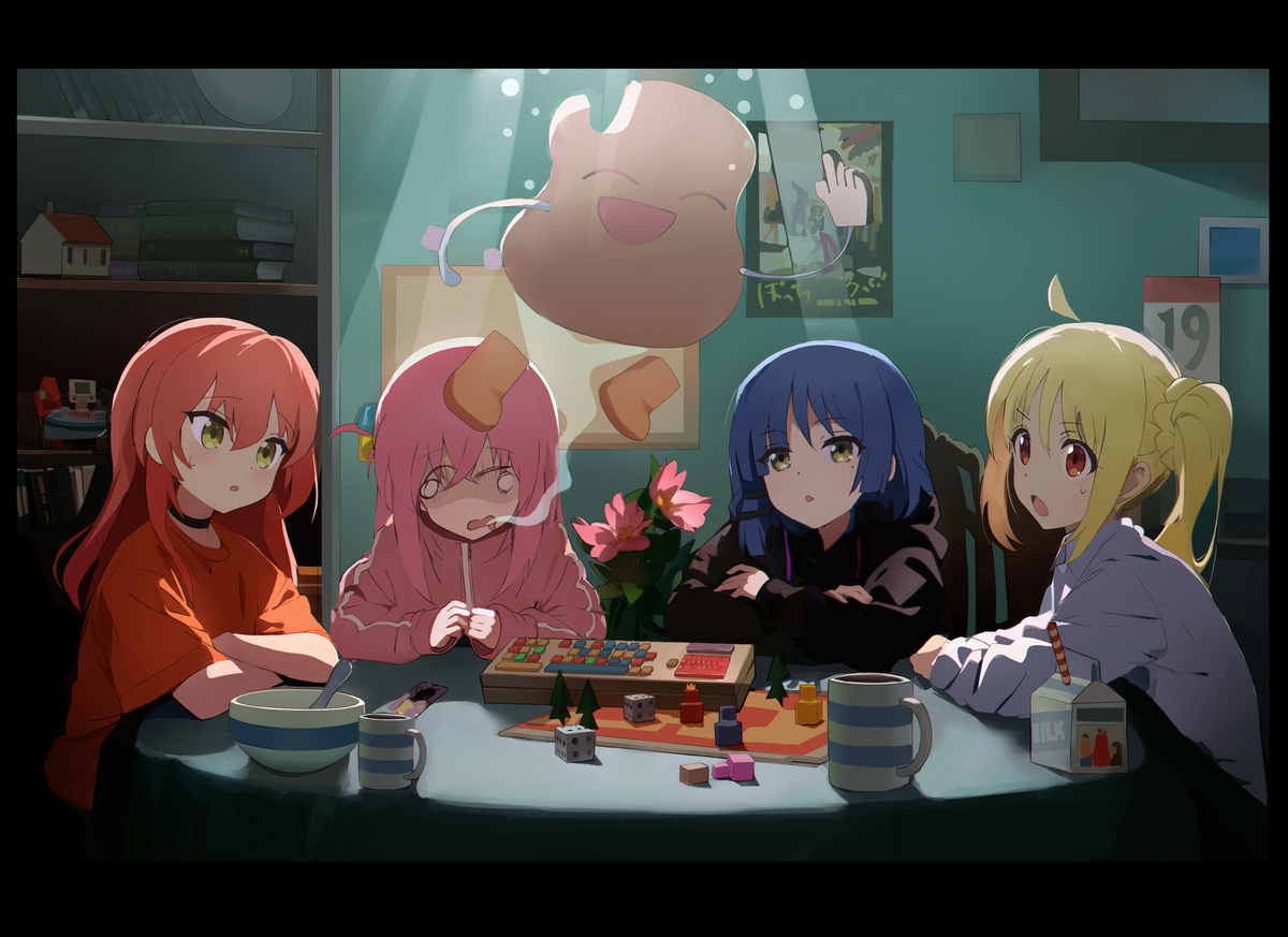 This is a pixiv picture whose title is ぼっちざろっく.