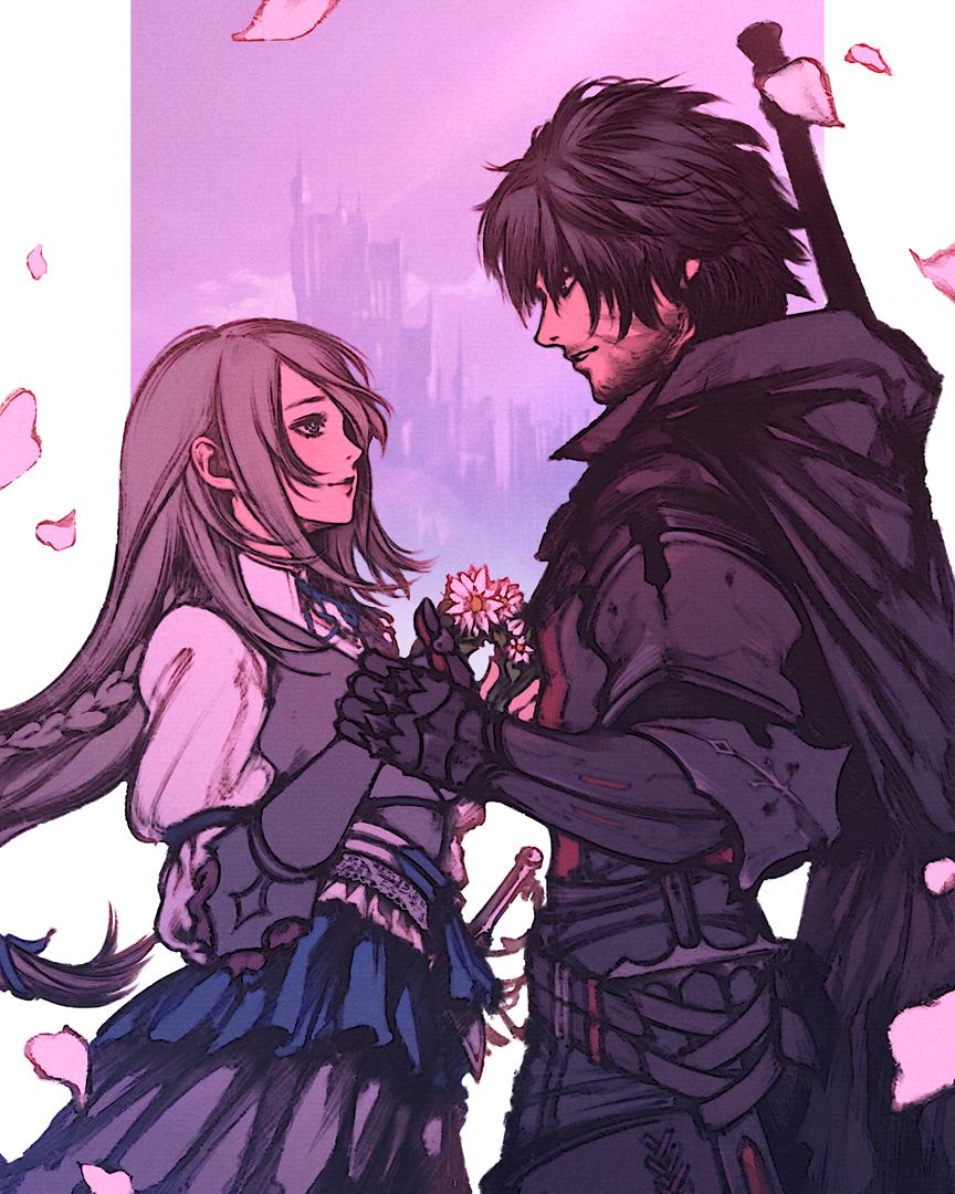 This is a pixiv picture whose title is Jill and Clive.