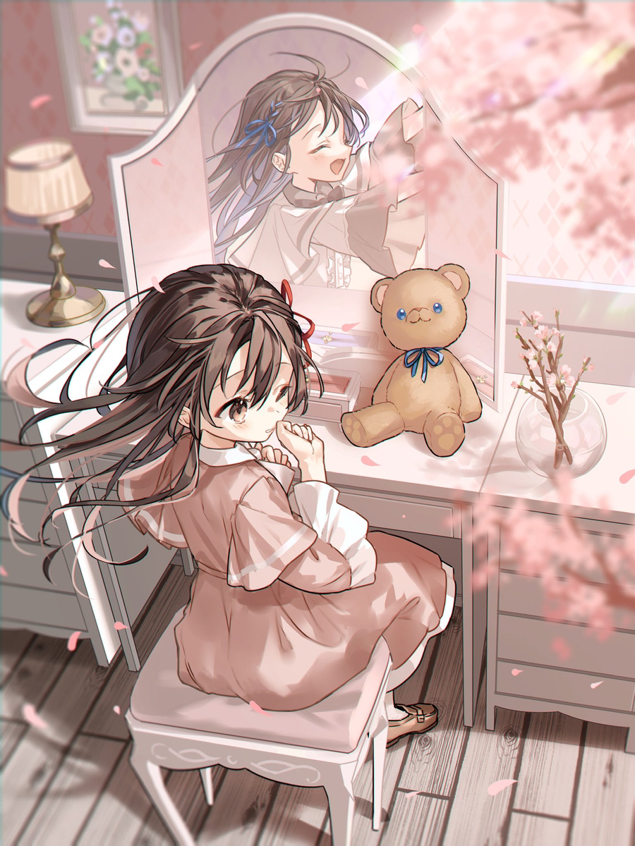 This is a pixiv picture whose title is 桜人.