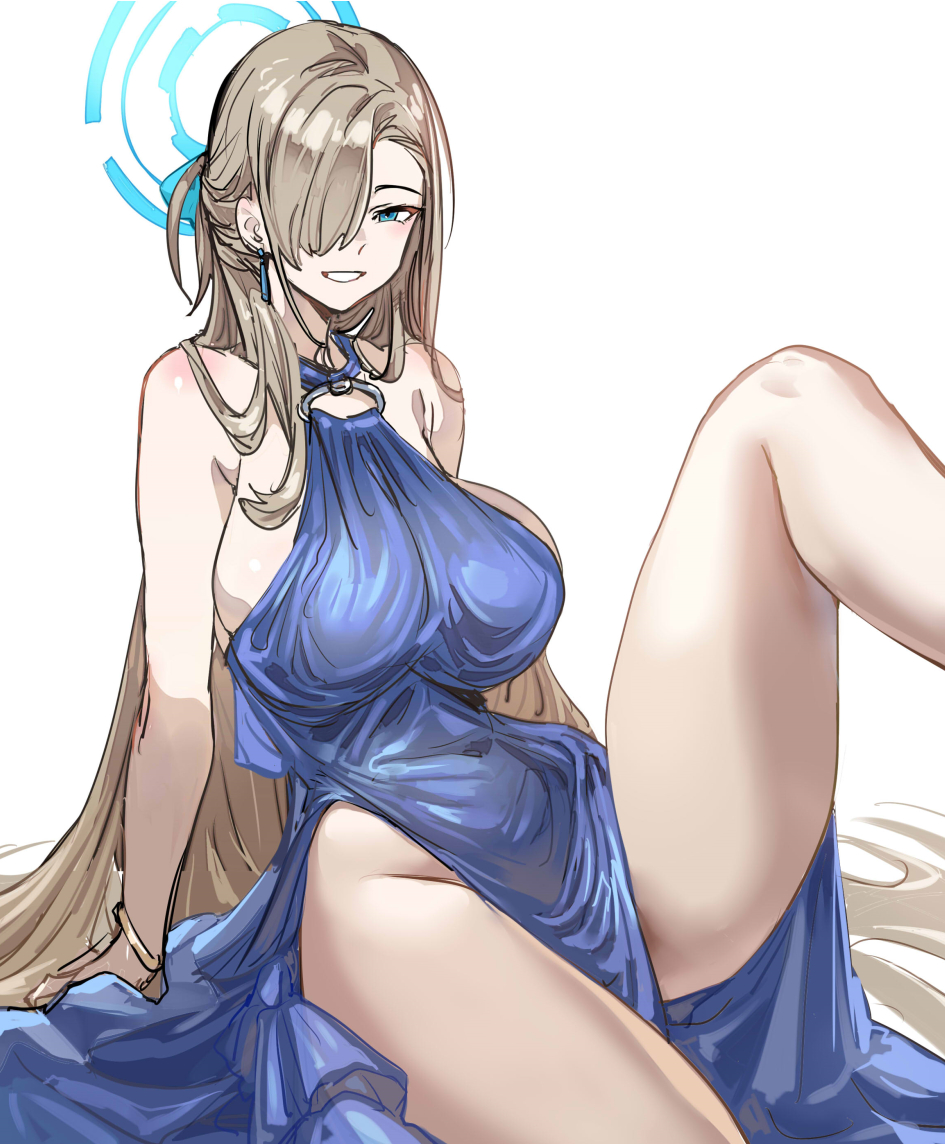 This is a pixiv picture whose title is アスナ ドレスver..