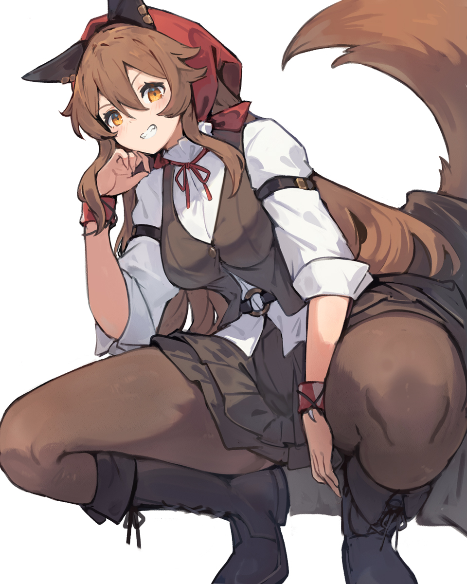 This is a pixiv picture whose title is ひざ.
