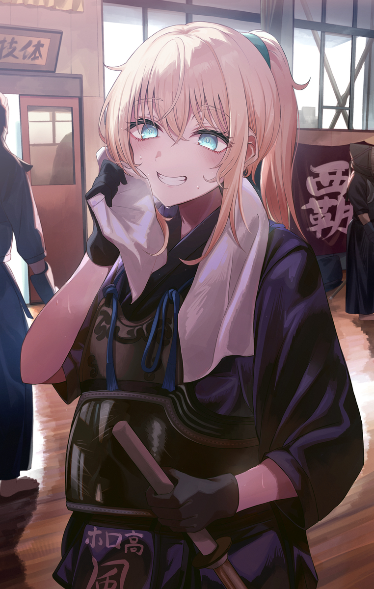 This is a pixiv picture whose title is Kendo.