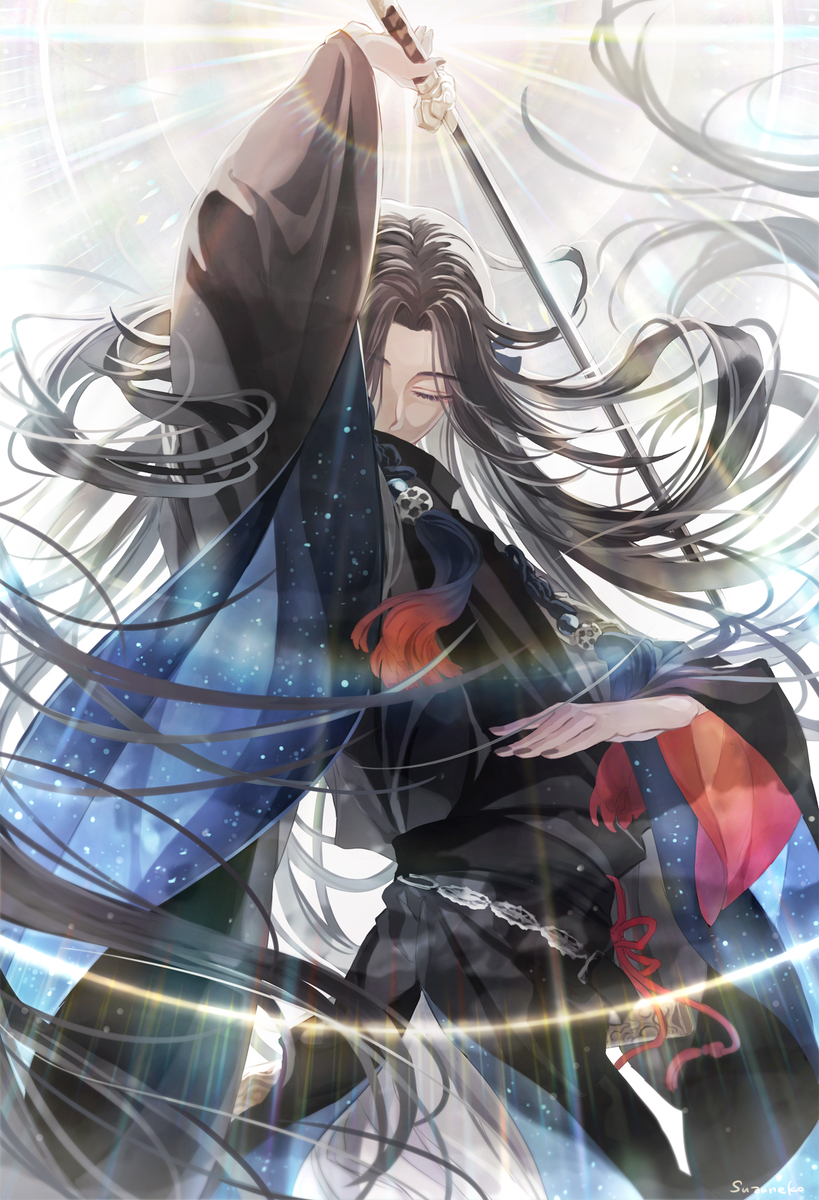 This is a pixiv picture whose title is 災厄を祓う.