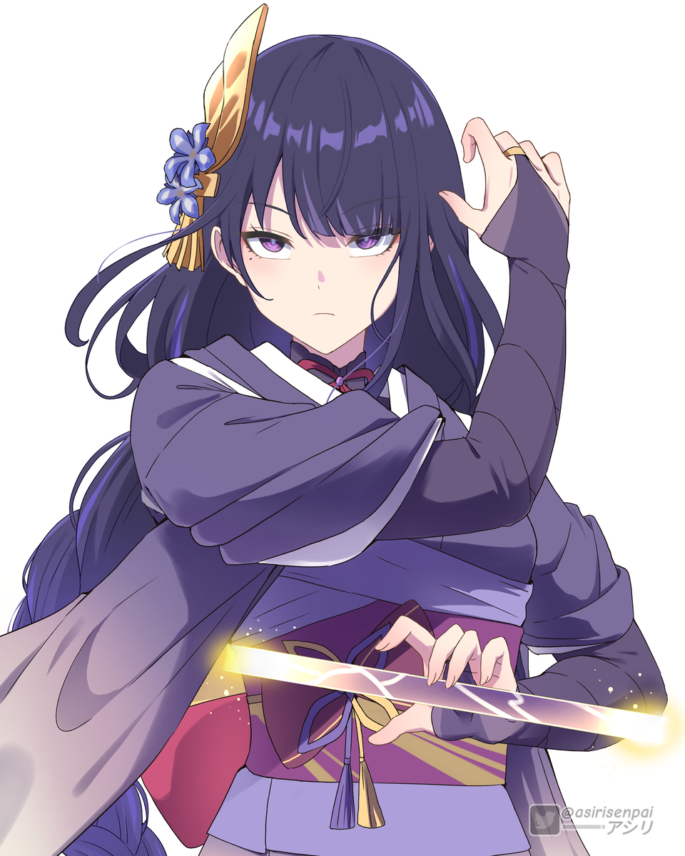 This is a pixiv picture whose title is Raiden Ei.