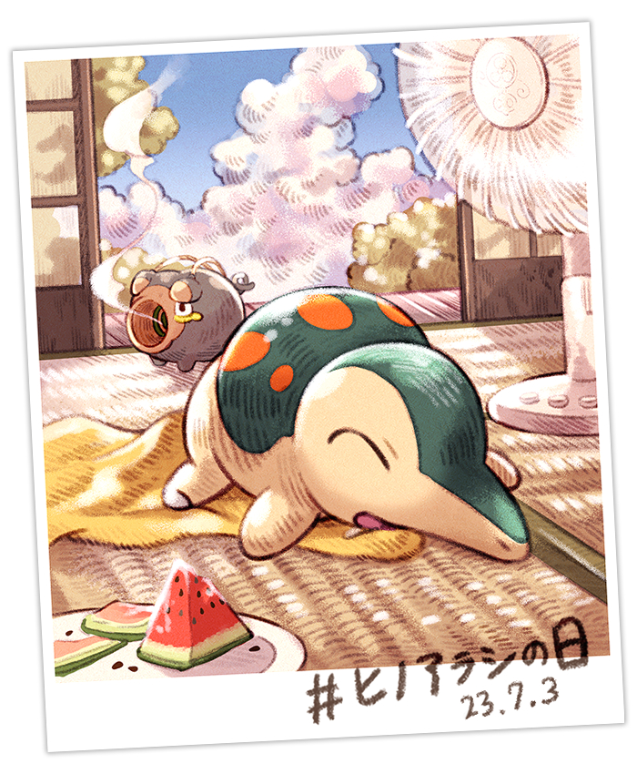 This is a pixiv picture whose title is ヒノアラシの日（2023）.