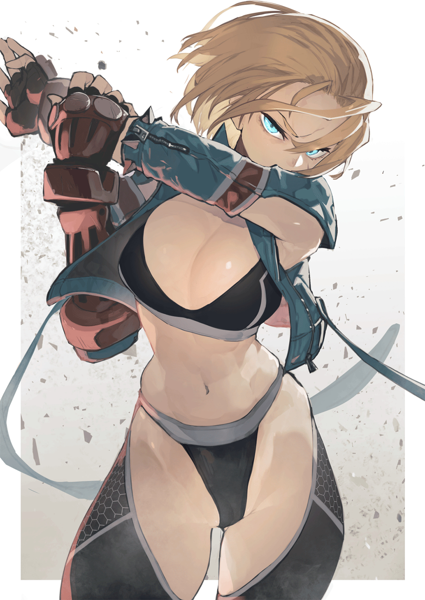 This is a pixiv picture whose title is 【スト6】キャミィ.