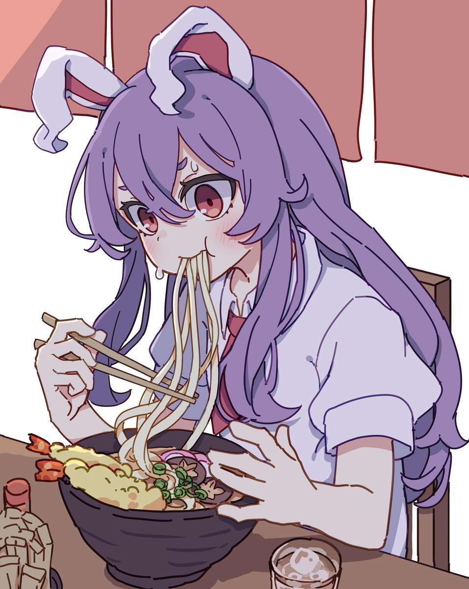 This is a pixiv picture whose title is うどん.