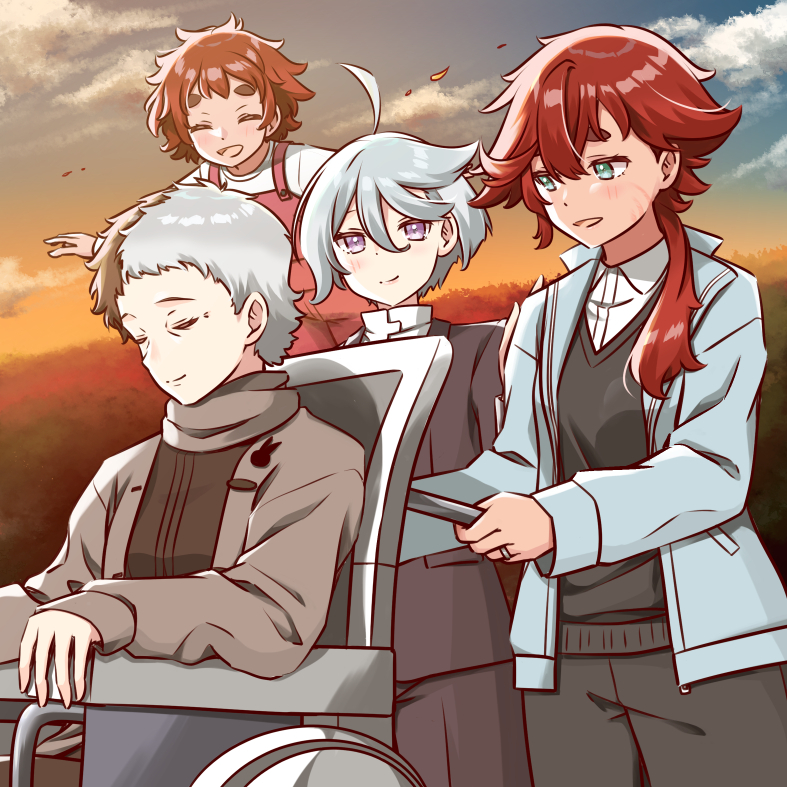 This is a pixiv picture whose title is became a family.