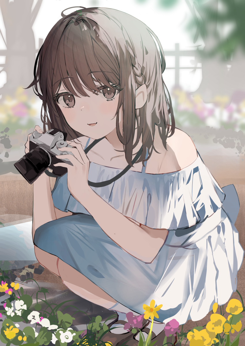 This is a pixiv picture whose title is 高嶺の花.