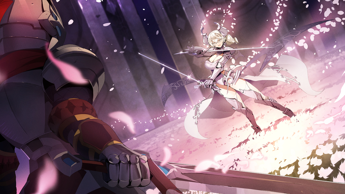 This is a pixiv picture whose title is BGM: BOSS BATTLE.