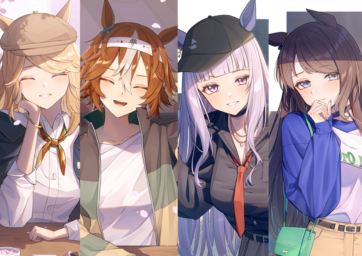 This is a pixiv picture whose title is 季節ウマ娘春シリーズまとめ.