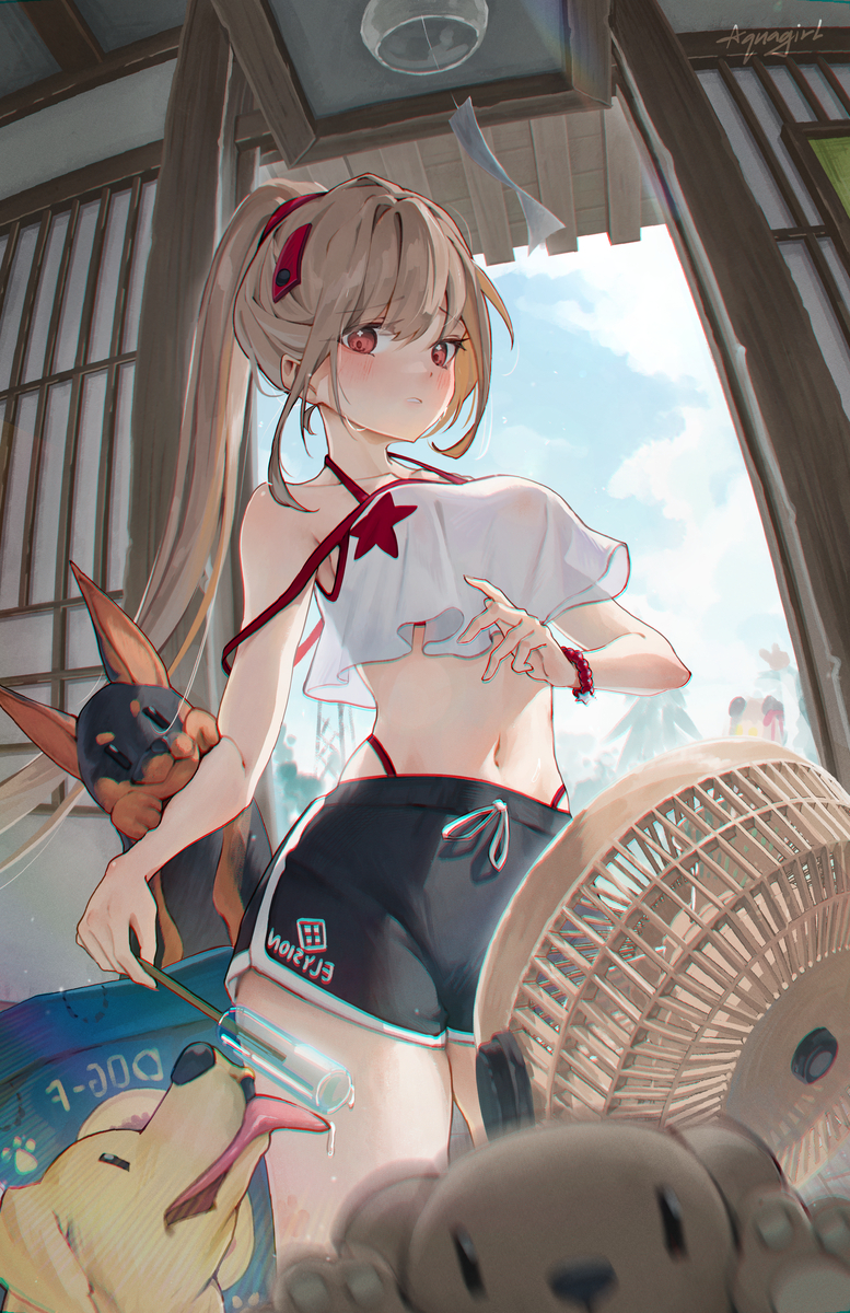 This is a pixiv picture whose title is Rapi Nikke.