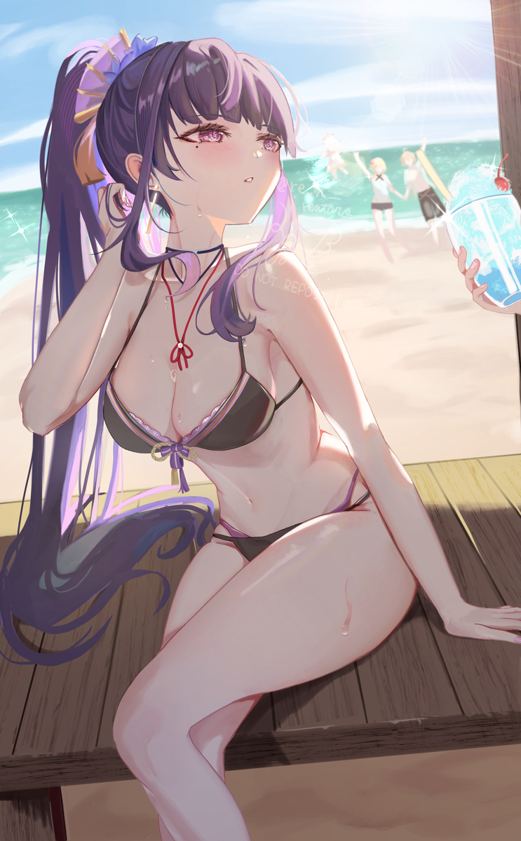 This is a pixiv picture whose title is 水着将軍.
