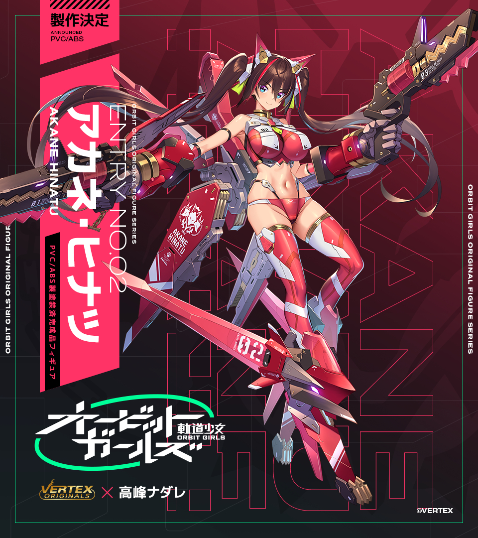This is a pixiv picture whose title is 【フィギュア】オービットガールズ第二弾.