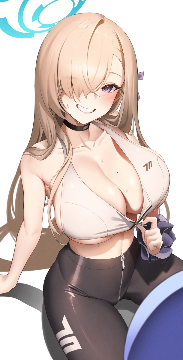 This is a pixiv picture whose title is ブルアカ / アスナ.