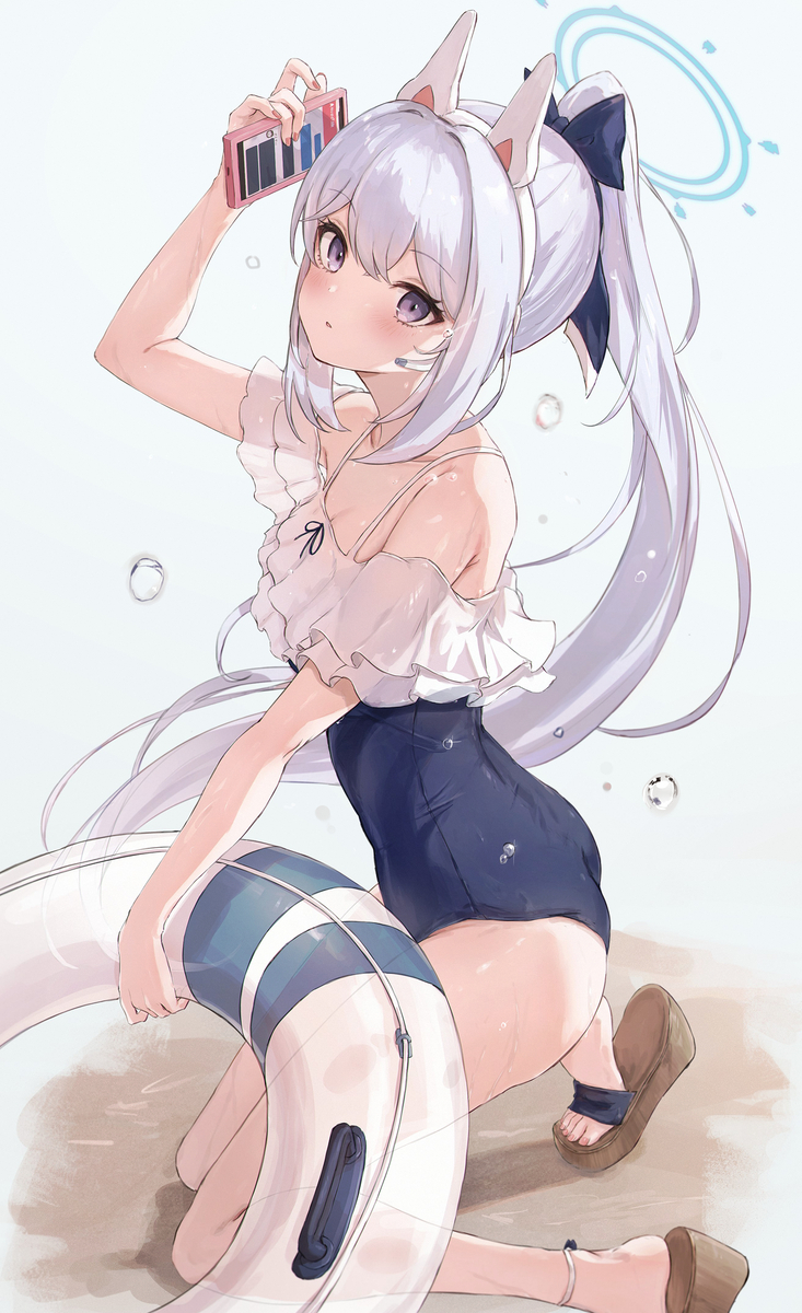 This is a pixiv picture whose title is 水着ミヤコ.