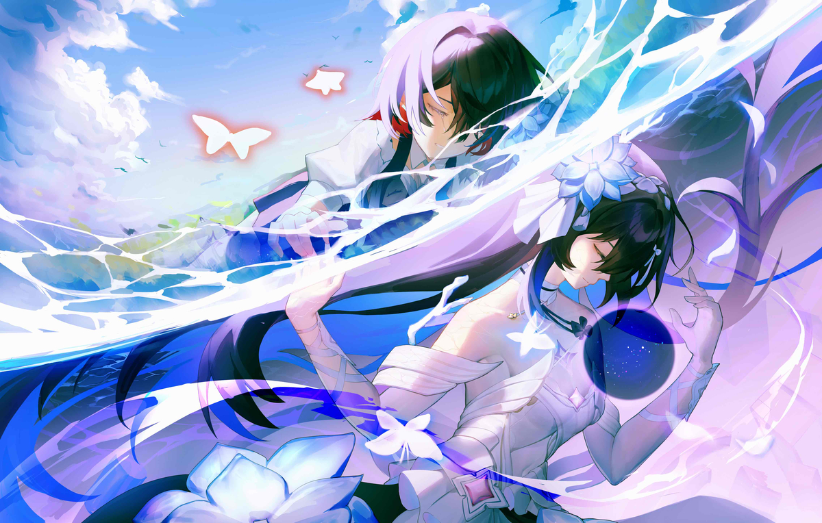 This is a pixiv picture whose title is 海的女儿.