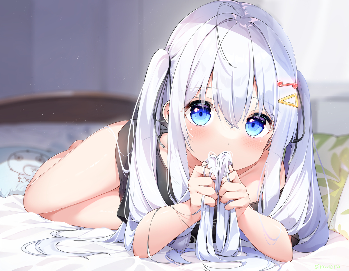 This is a pixiv picture whose title is 乃亜　ツインテ.