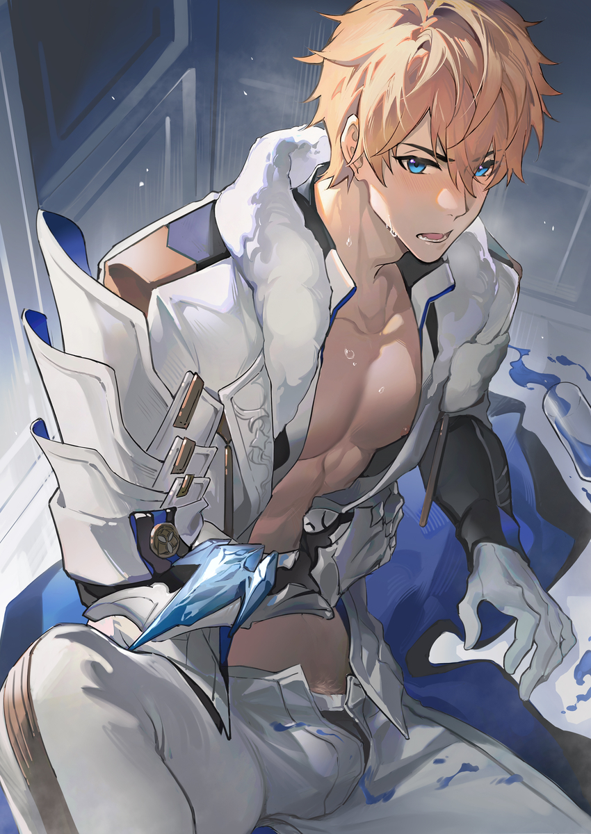 This is a pixiv picture whose title is 这饮料的滋味怎么样.