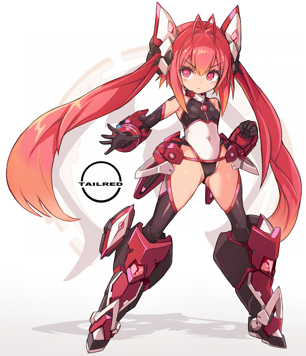 This is a pixiv picture whose title is テイルレッドたん！.