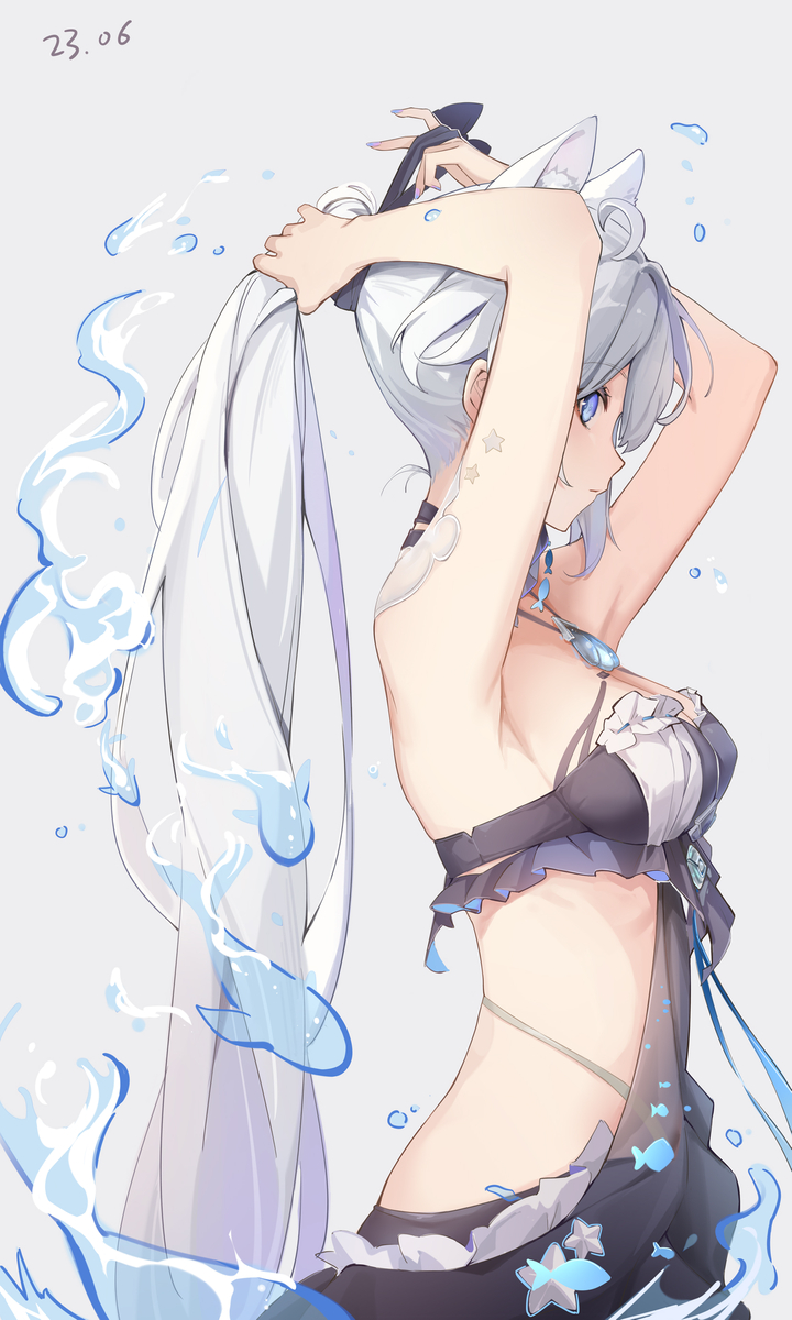 This is a pixiv picture whose title is 琪猫猫.
