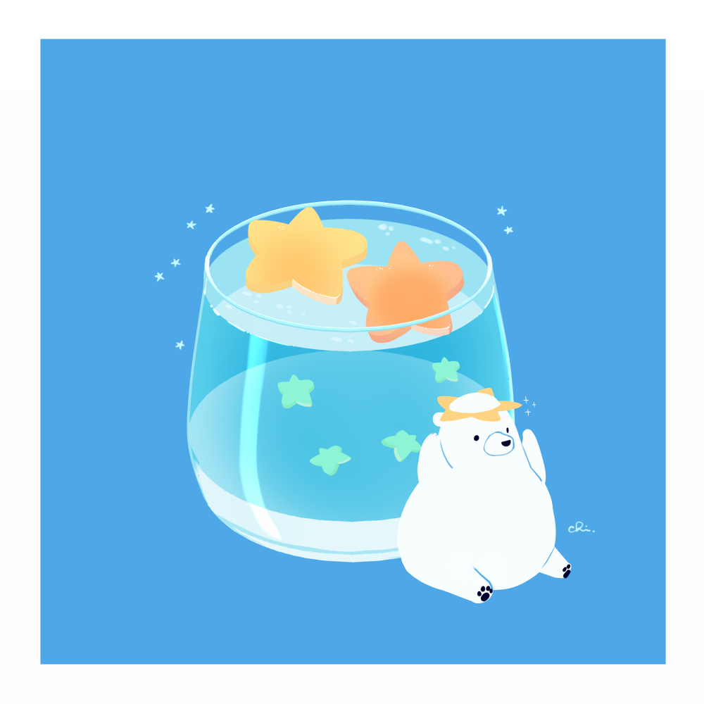 This is a pixiv picture whose title is 七夕ゼリー.