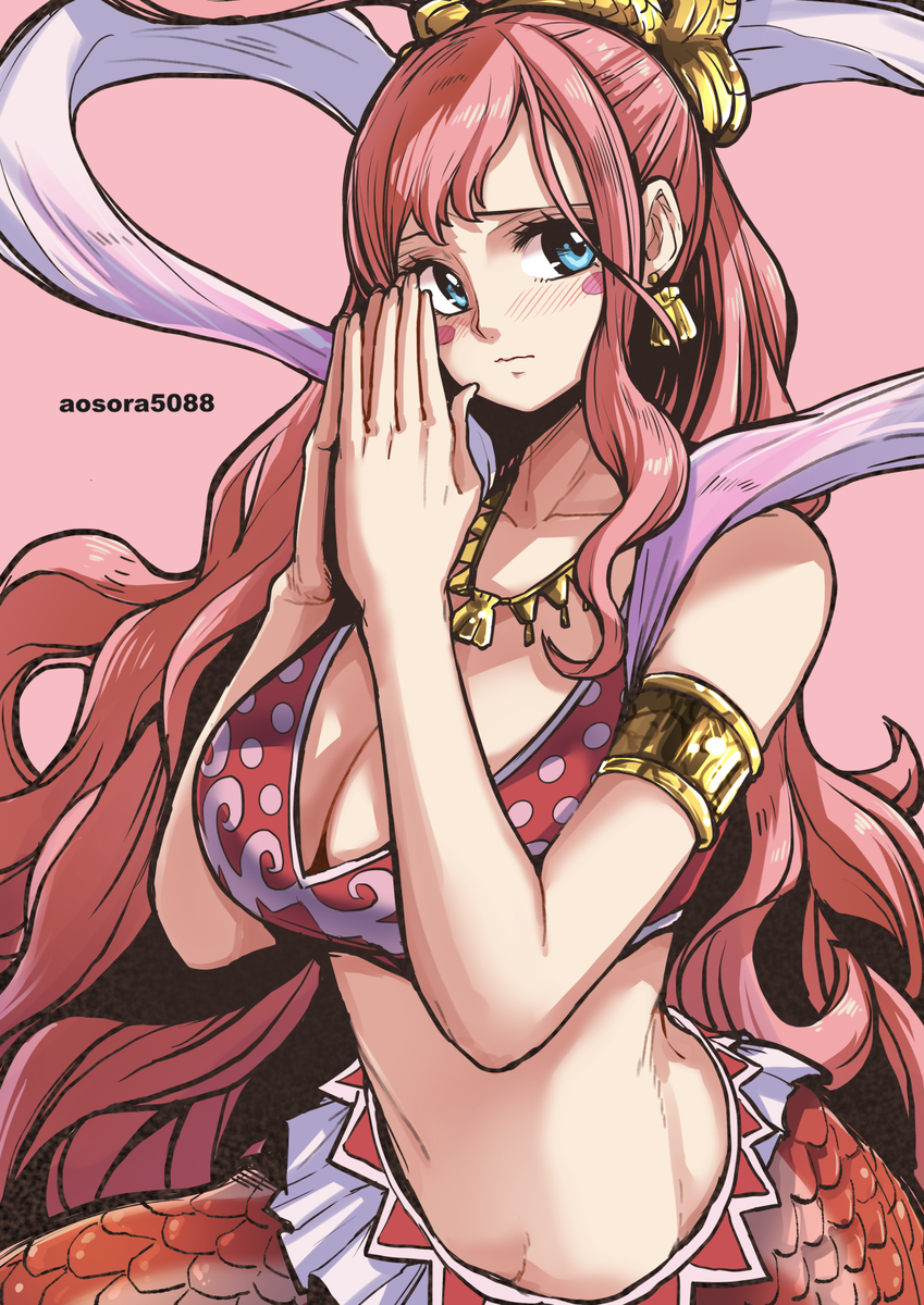 This is a pixiv picture whose title is しらほし姫　アラバスタ衣装.