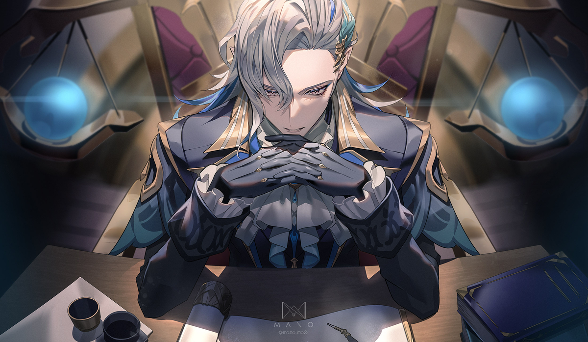 This is a pixiv picture whose title is ヌヴィレット.