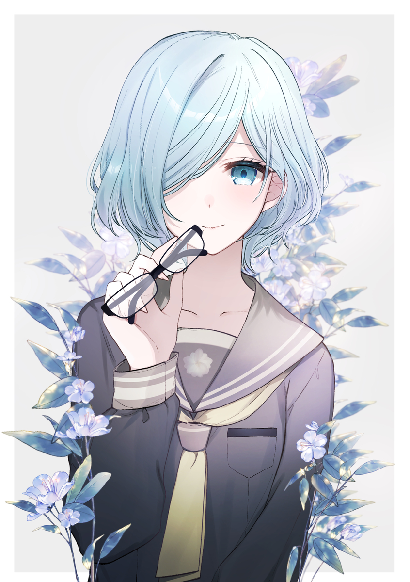 This is a pixiv picture whose title is 黒セーラー雫さん.