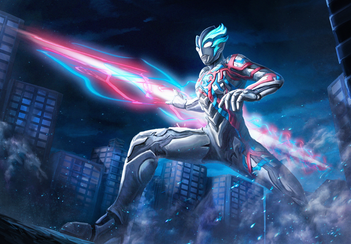 This is a pixiv picture whose title is ウルトラマンブレーザー.