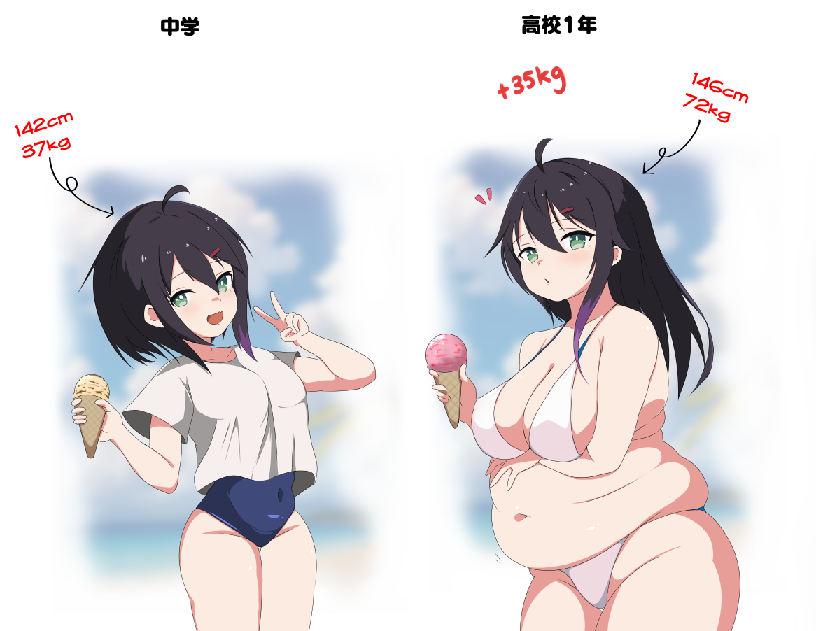 This is a pixiv picture whose title is 🍦🍦.