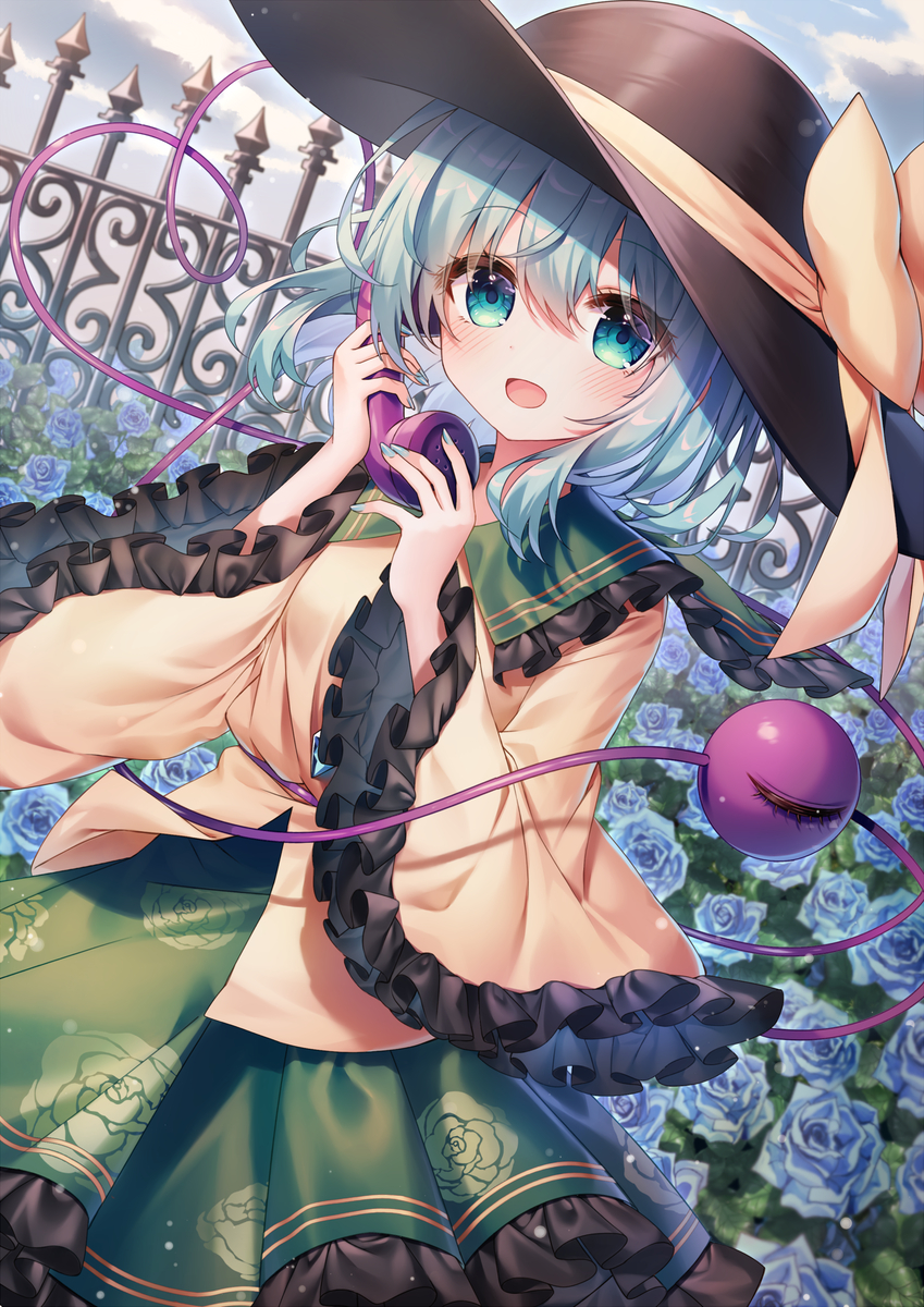 This is a pixiv picture whose title is 古明地こいし.