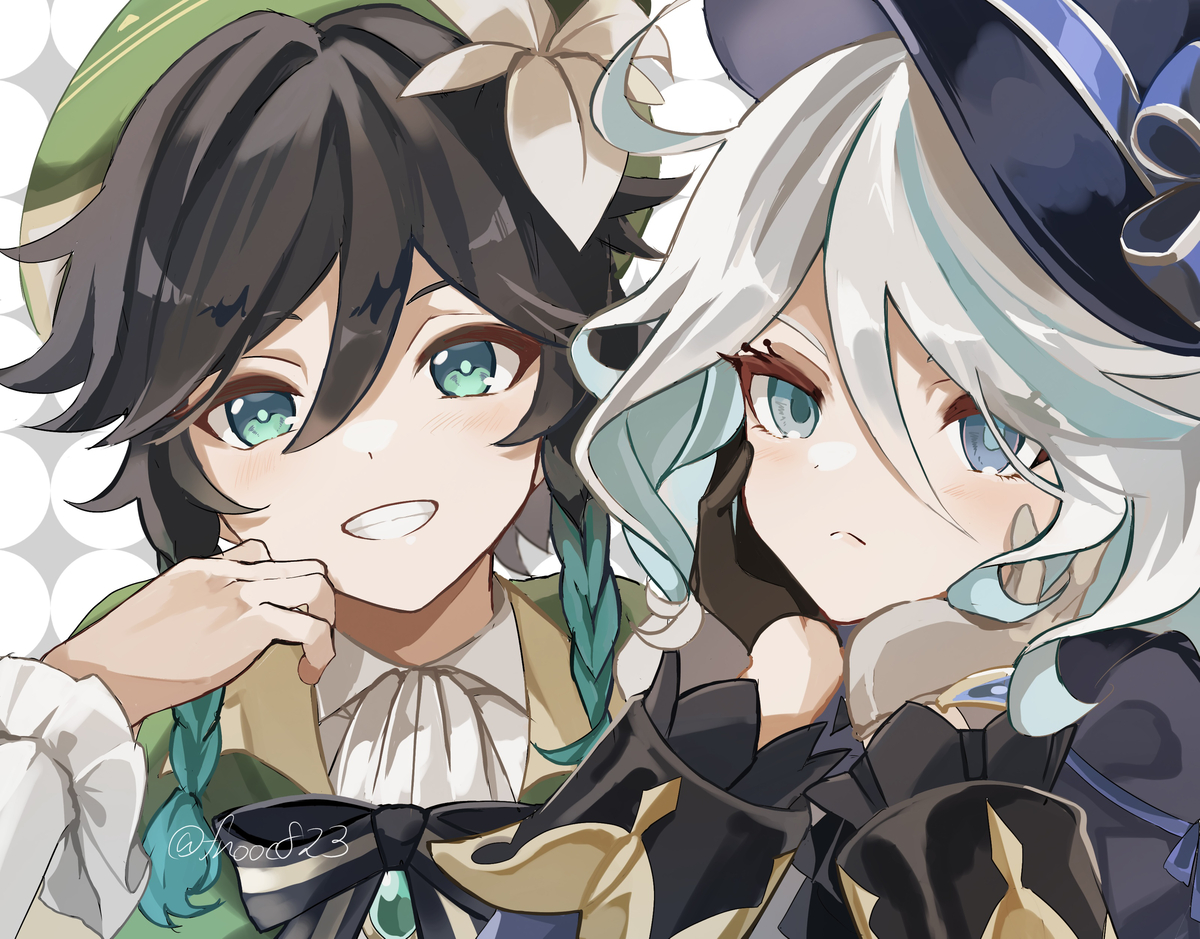 This is a pixiv picture whose title is フリーナとウェンティ.