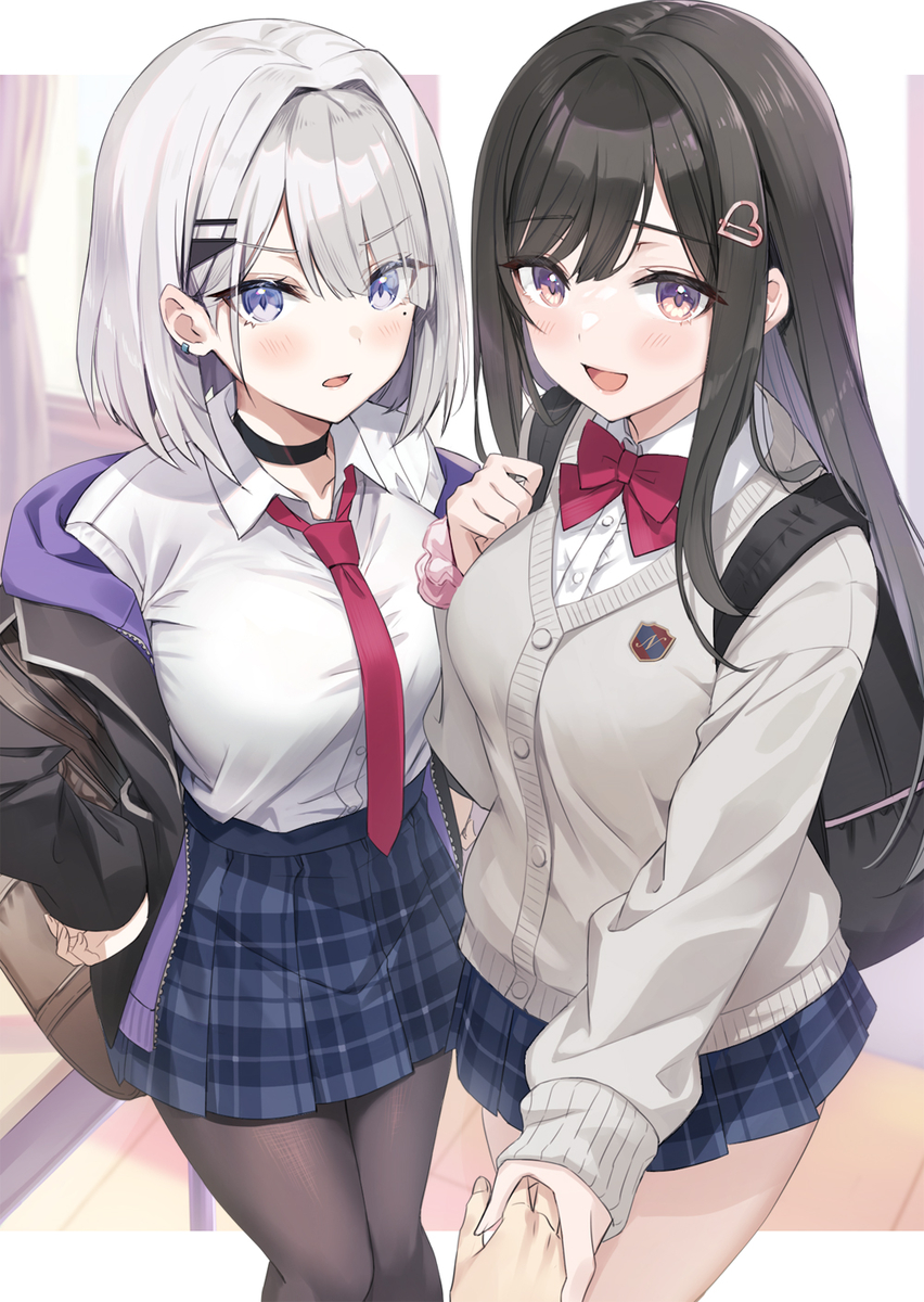 This is a pixiv picture whose title is 「私／アタシが一生、養ってあげるから！」.