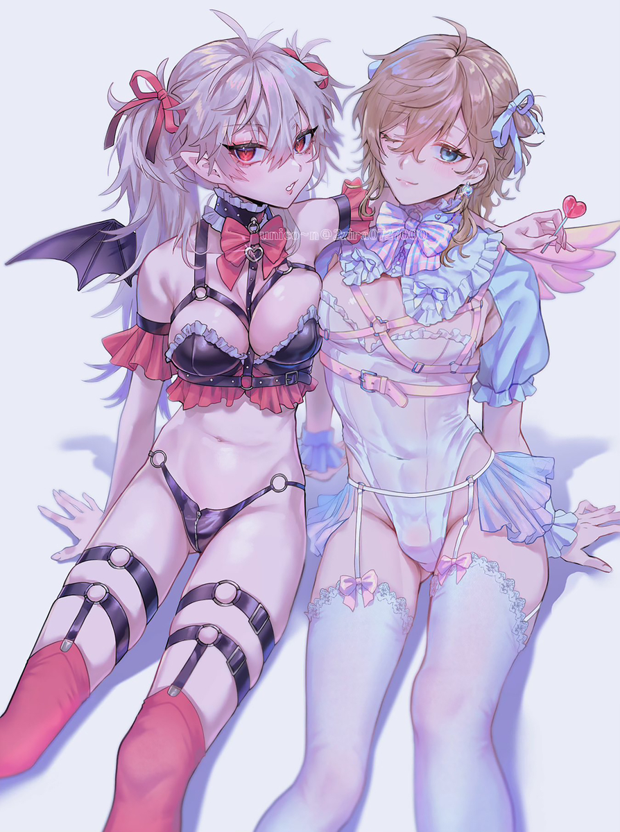 This is a pixiv picture whose title is 無題.