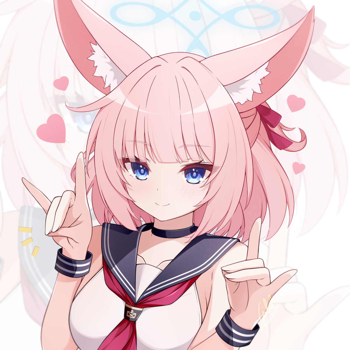 This is a pixiv picture whose title is ニコ ブルーアーカイブ rkgk.