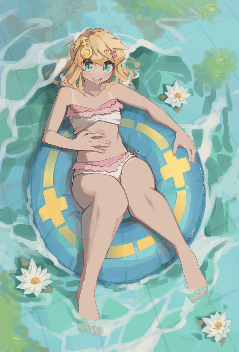 This is a pixiv picture whose title is Bridget enjoying the summer.