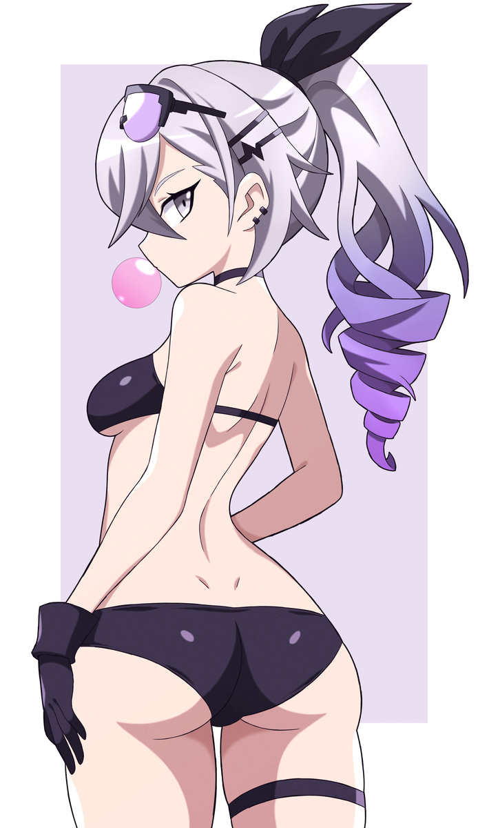This is a pixiv picture whose title is Silver wolf.