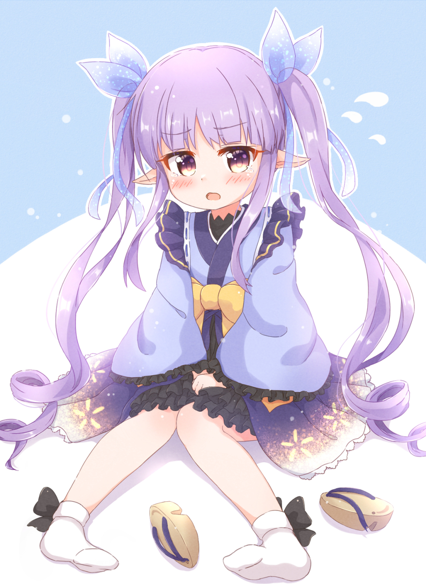 This is a pixiv picture whose title is 転んじゃったキョウカちゃん.