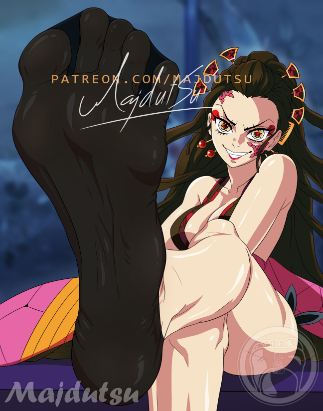 This is a pixiv picture whose title is Daki Feet.