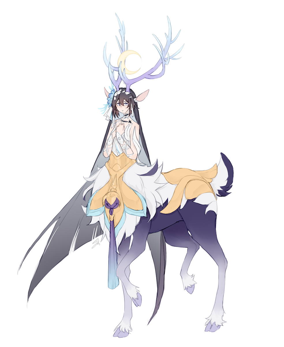 This is a pixiv picture whose title is deerle.