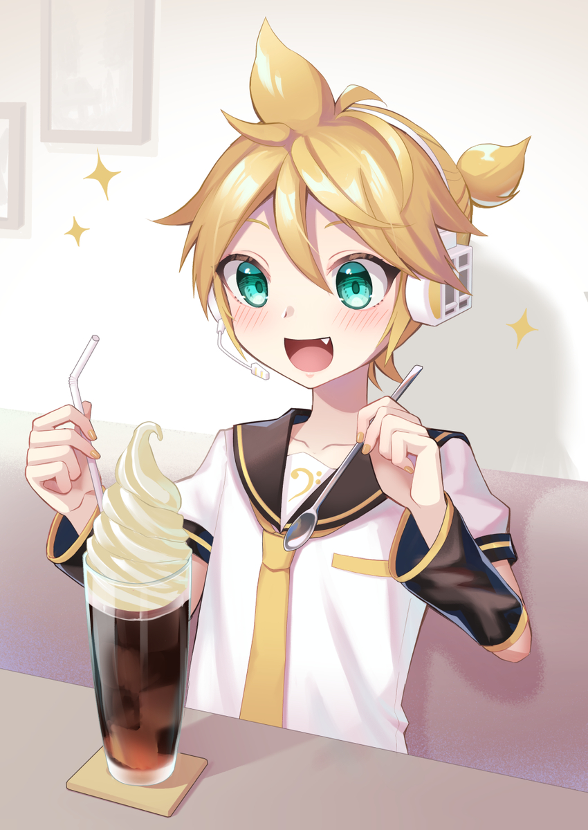 This is a pixiv picture whose title is コーヒーフロート.
